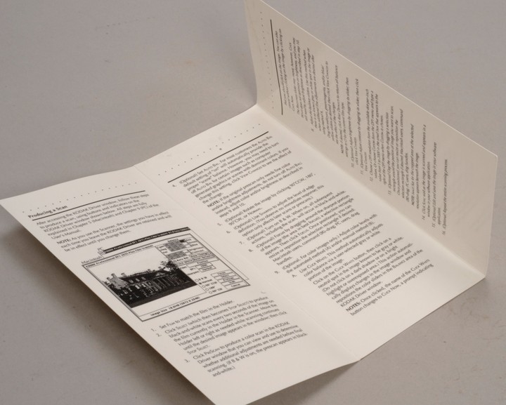 KODAK RFS 2035 SCANNER MANUAL & REFERENCE ITEMS
