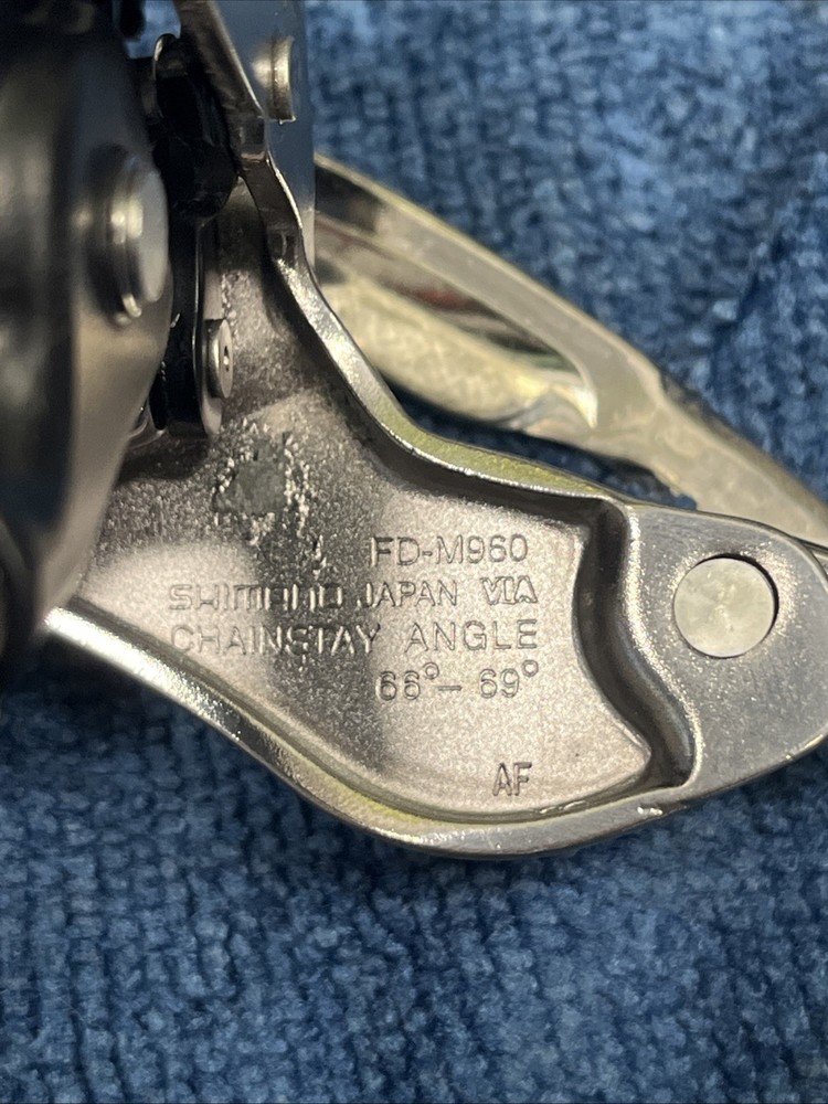Shimano XTR FD-M960 Front Derailleur E-Type 3x9 Dual Pull