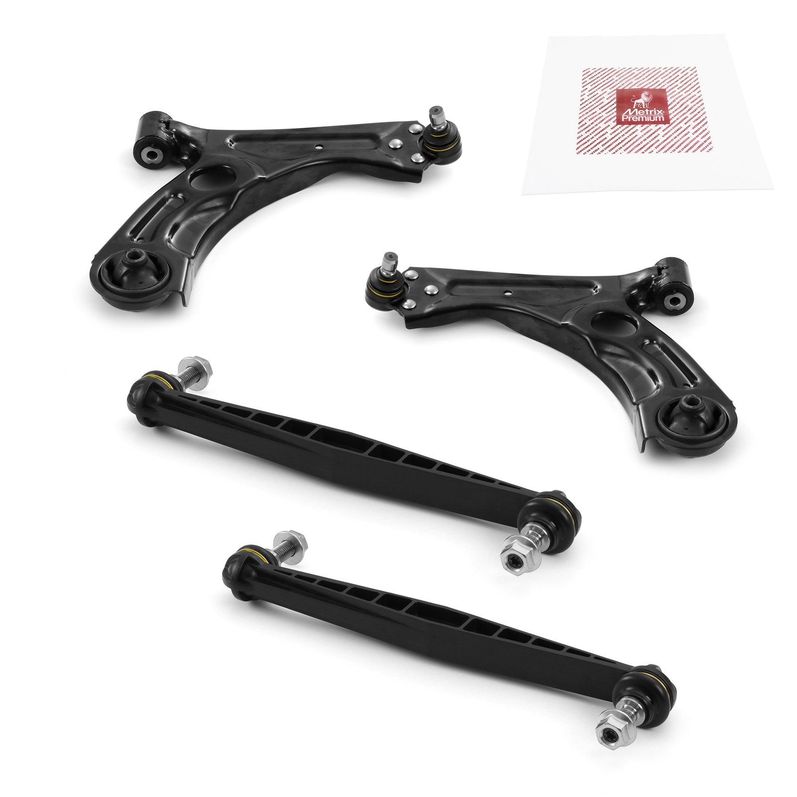 Front Lower Control Arm & Front Sway Bar Link Kit for 2012-2020 Chevrolet Sonic