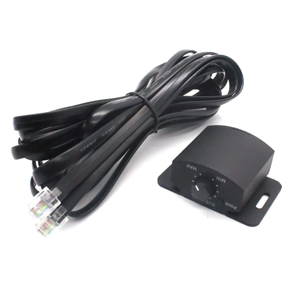 Car Audio Remote Controller Subwoofer Volume Adjuster With Six-Core Cable