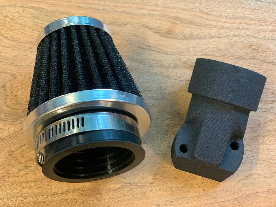 Pioneer Poulan Chainsaw Velocity Stack Air Filter Mount Elbow & Filter P38 - 655