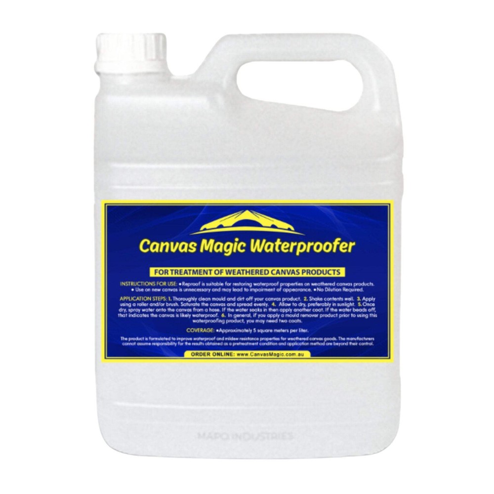 Canvas Magic Mould Cleaner + Waterproofer Bundle – 4L Each