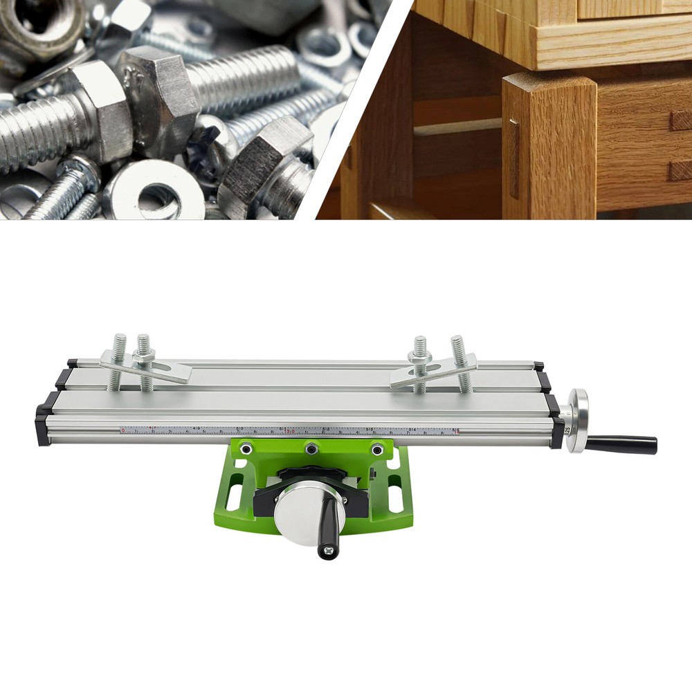 Cross Slide Drill Press Bench Axis Mill Machine Work Table Compound Vise Vice