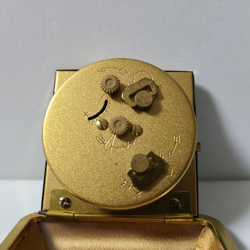 Antique CITTZEN Folding Hand-Rolled Mini Table Clock JAPAN