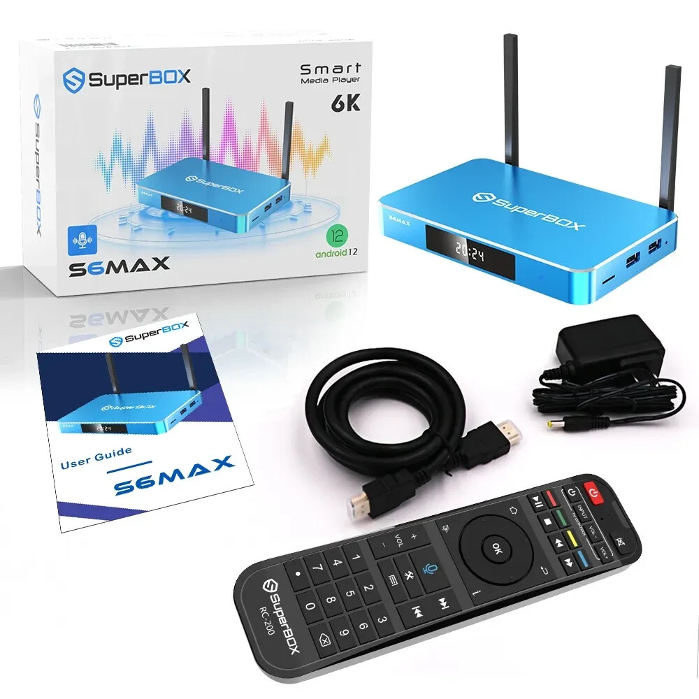 SuperBox S6 Max 24/7 Support Authorized Distributor Same Day Shipping