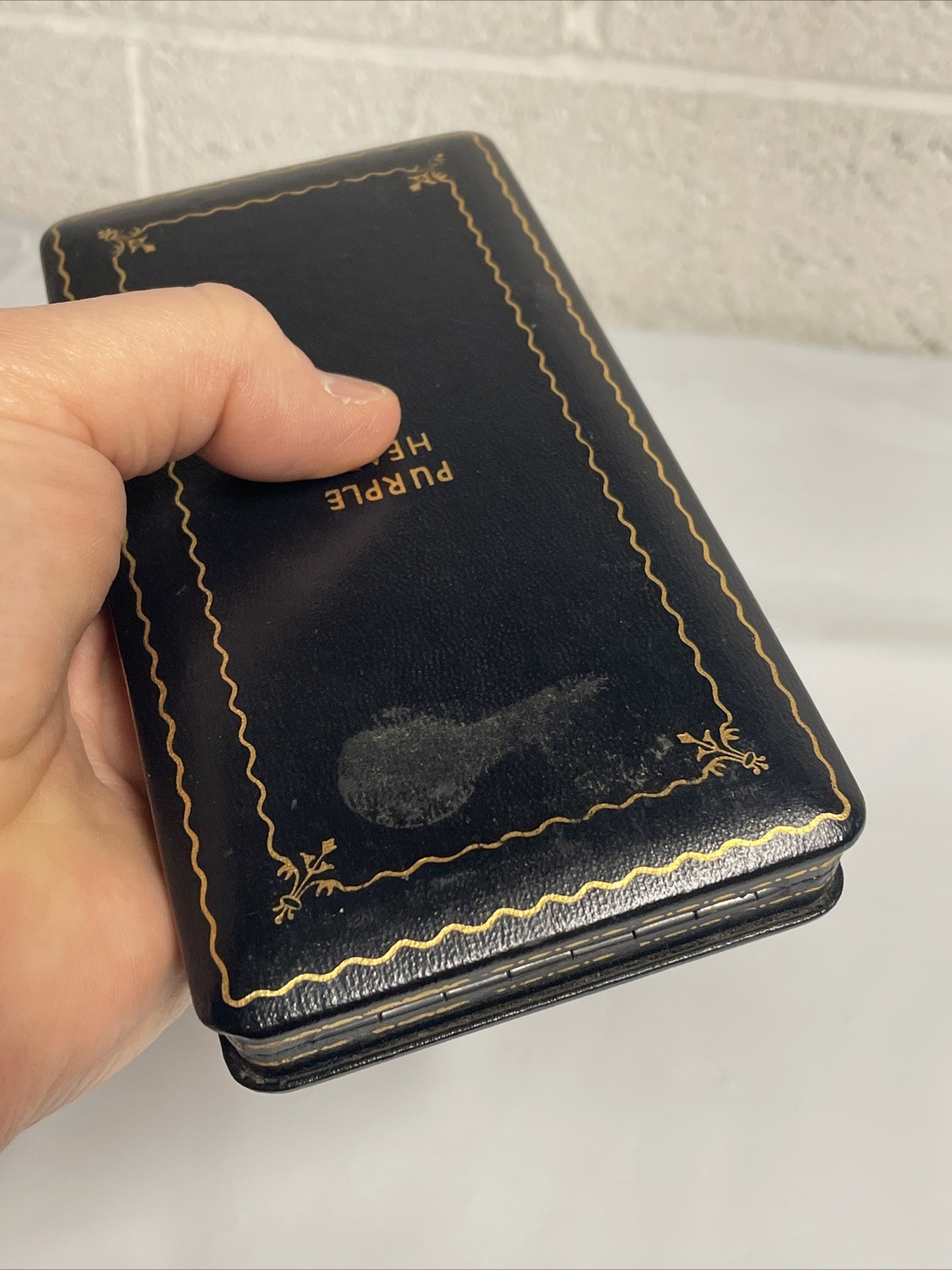 Vtg WWII–Vietnam US Medal Presentation Case Box Only Empty Coffin