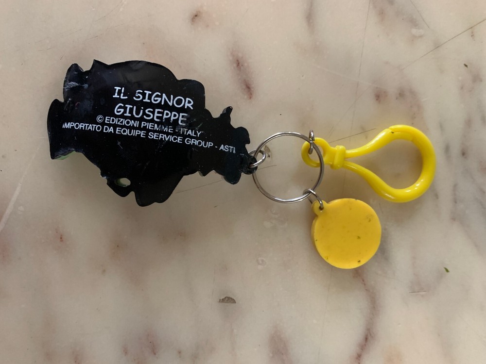 GERONIMO STILTON KEYCHAIN PENDANT MR GIUSEPPE PIEMME