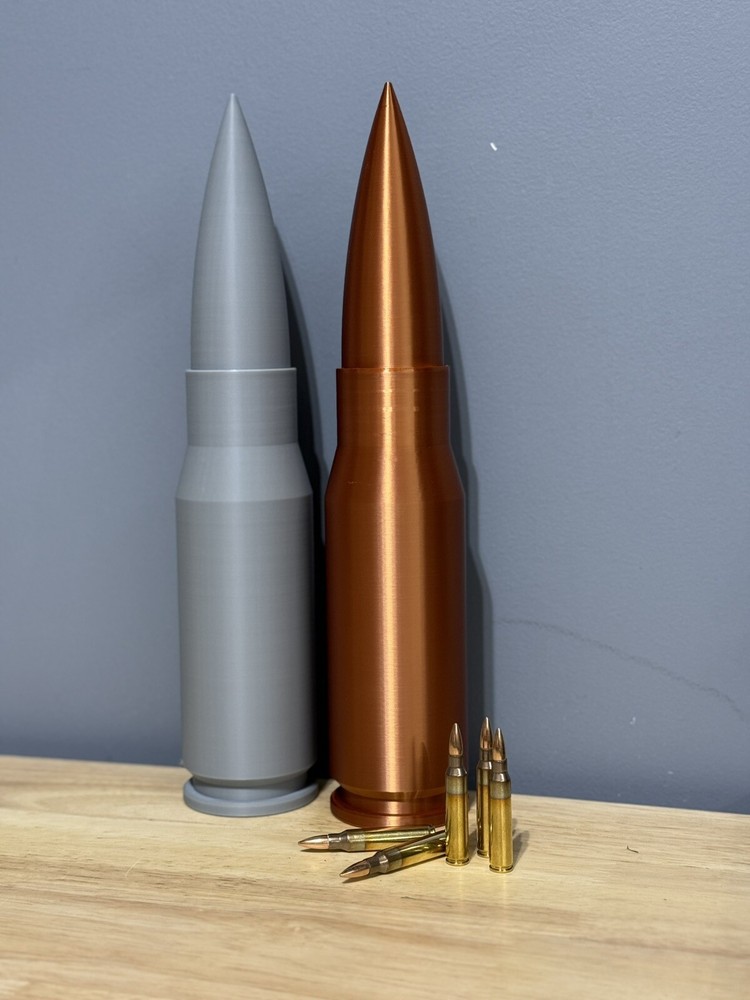 50 BMG Bullet Pill Storage Container Box: Multi-size, Stylish & Functional