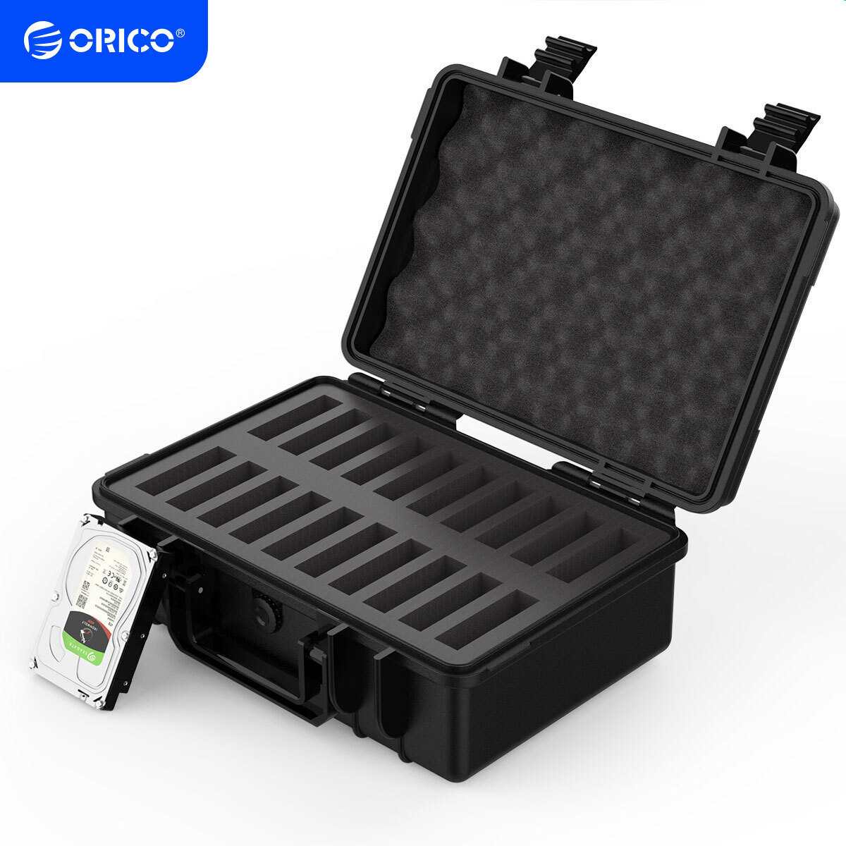 ORICO External Hard Drive Case, 20 Bay Multi-Protection HDD SDD Storage