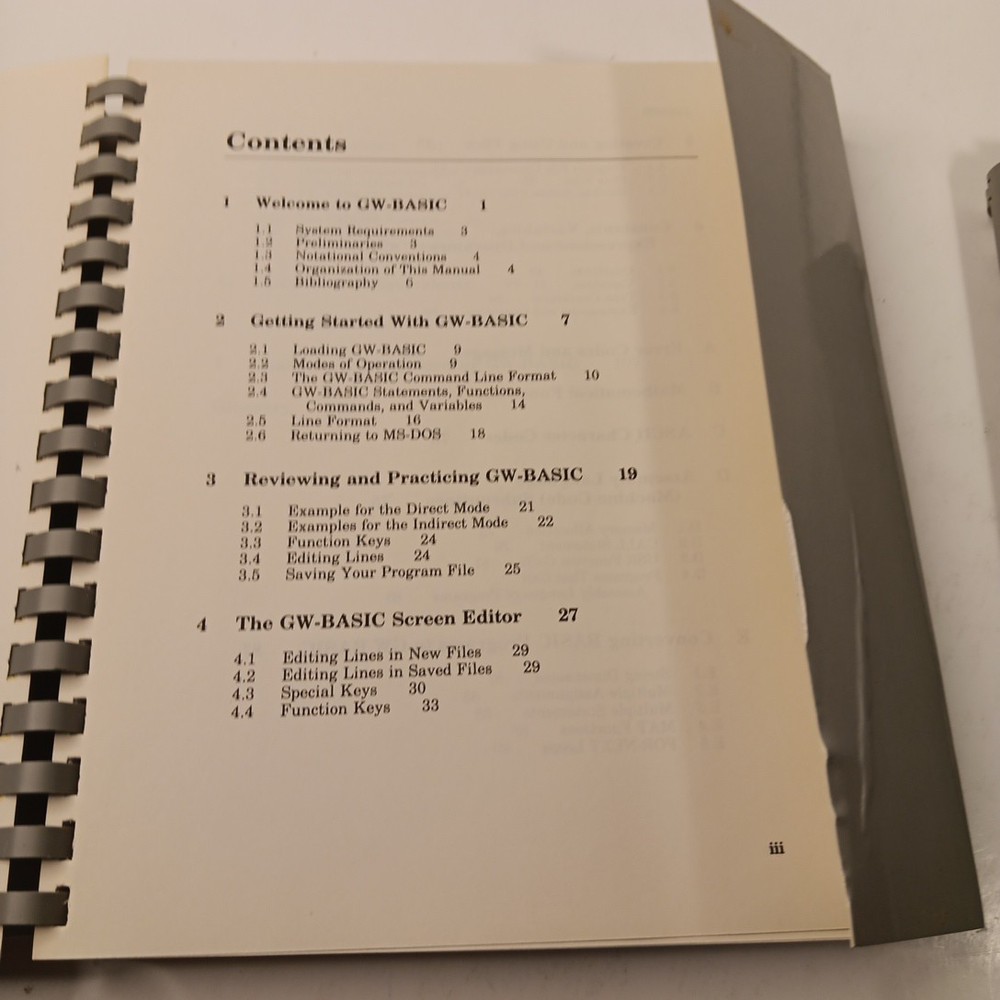 S550 SAMSUNG Computer GW-BASIC & MS-DOS Users/Reference Guides COMB (1987)
