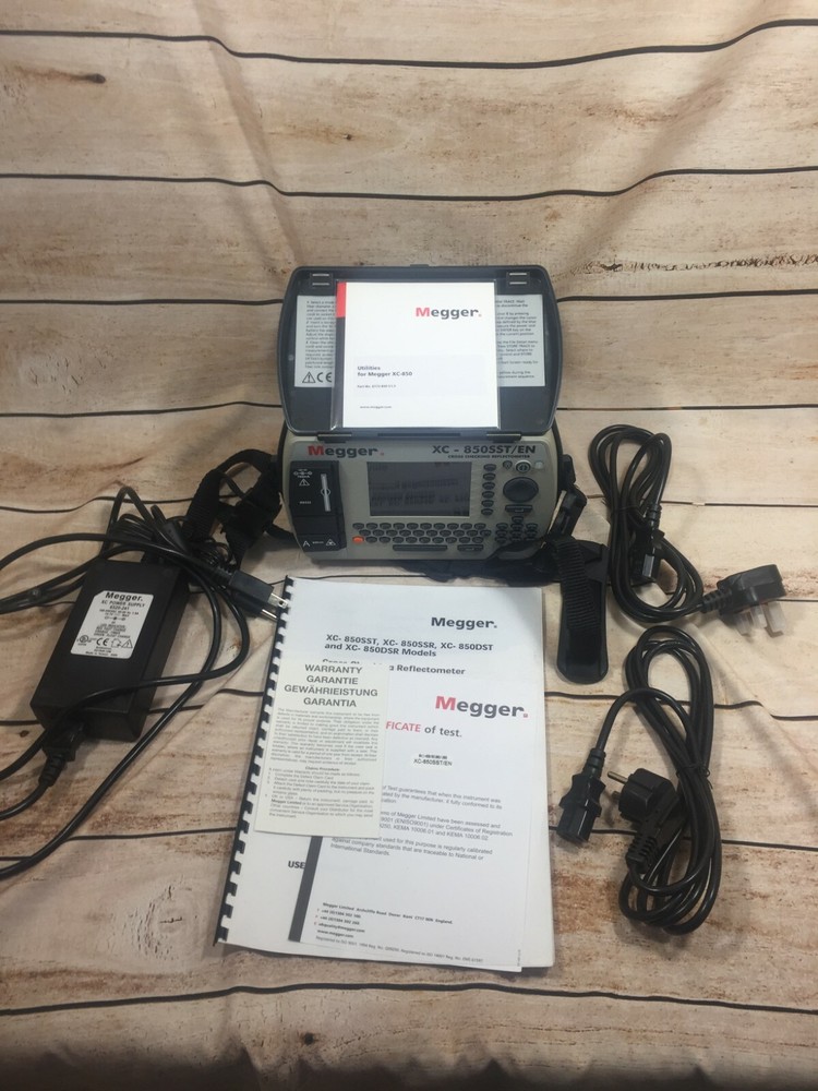Megger Xc-850sst/en Cross Checking Reflectometer Device Meter
