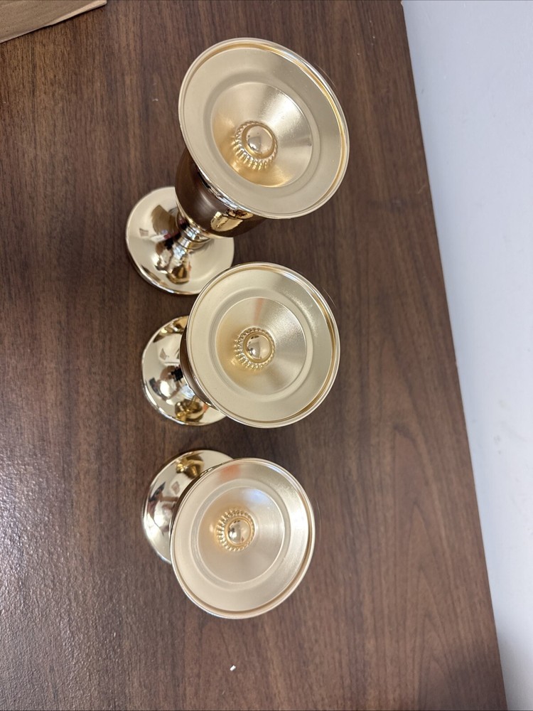 lewondr 3pcs candlestick holders