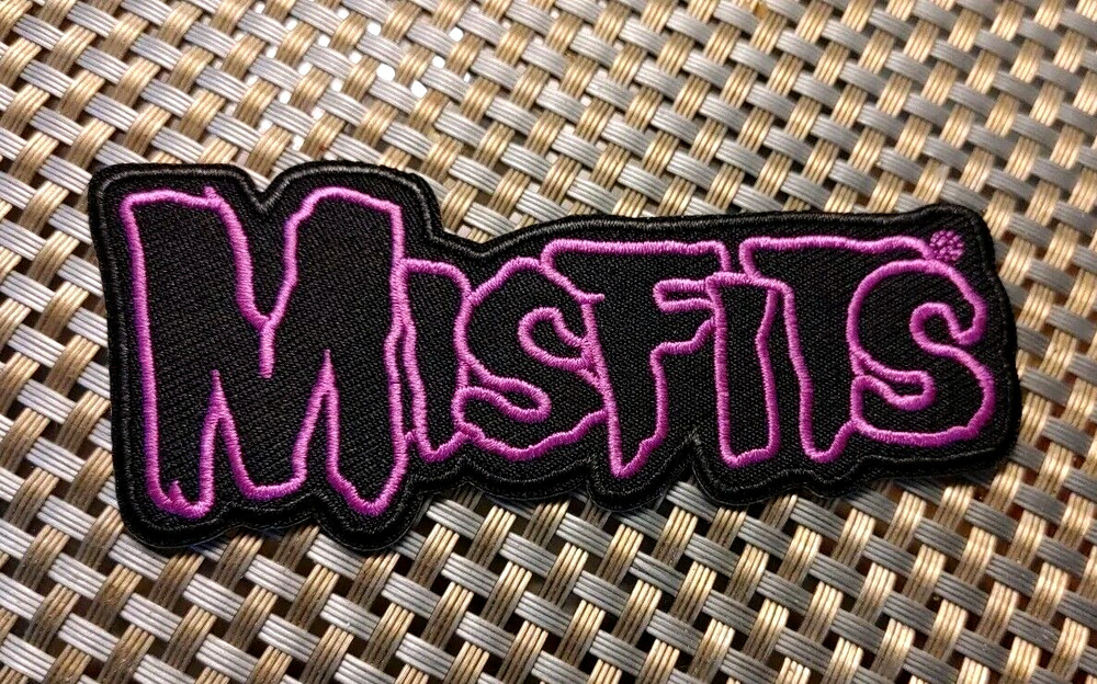 Misfits (band) Purple logo Embroidered Patch Samhain Danzig US Ship