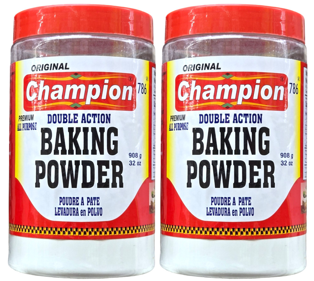 Champion Double Action Baking Powder - 2-pack - 32 OZ ea