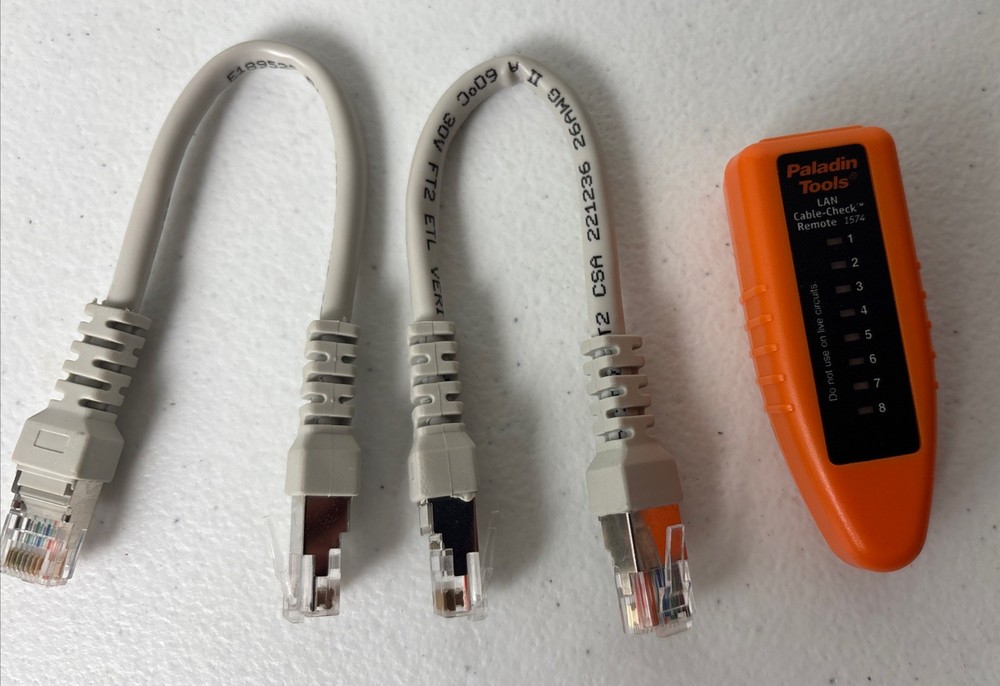 Paladin Tools 1574 LAN Cable-Check RJ45 Network Ethernet Cable Wire Tester