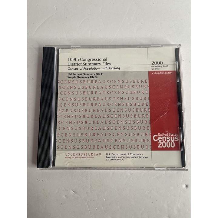 DVD - United States Census 2000 - District Summary Files