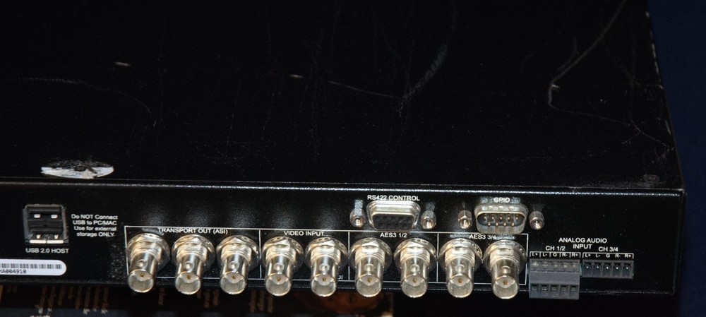 Adtec Digital MediaHUB-HD Pro MPEG-2/4 Broadcast Encoder Decoder, Untested