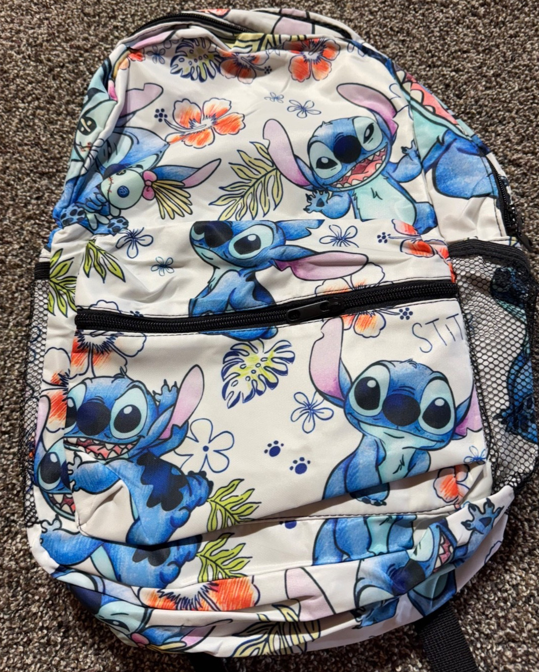 Disney Lilo & Stitch Stitch All Over Print Book Bag School Backpack
