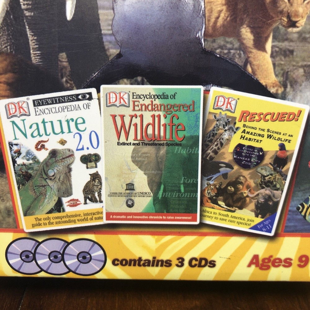 Animals: Amazing Wild & Endangered DK Learning PowerPack Windows 95/98/XP