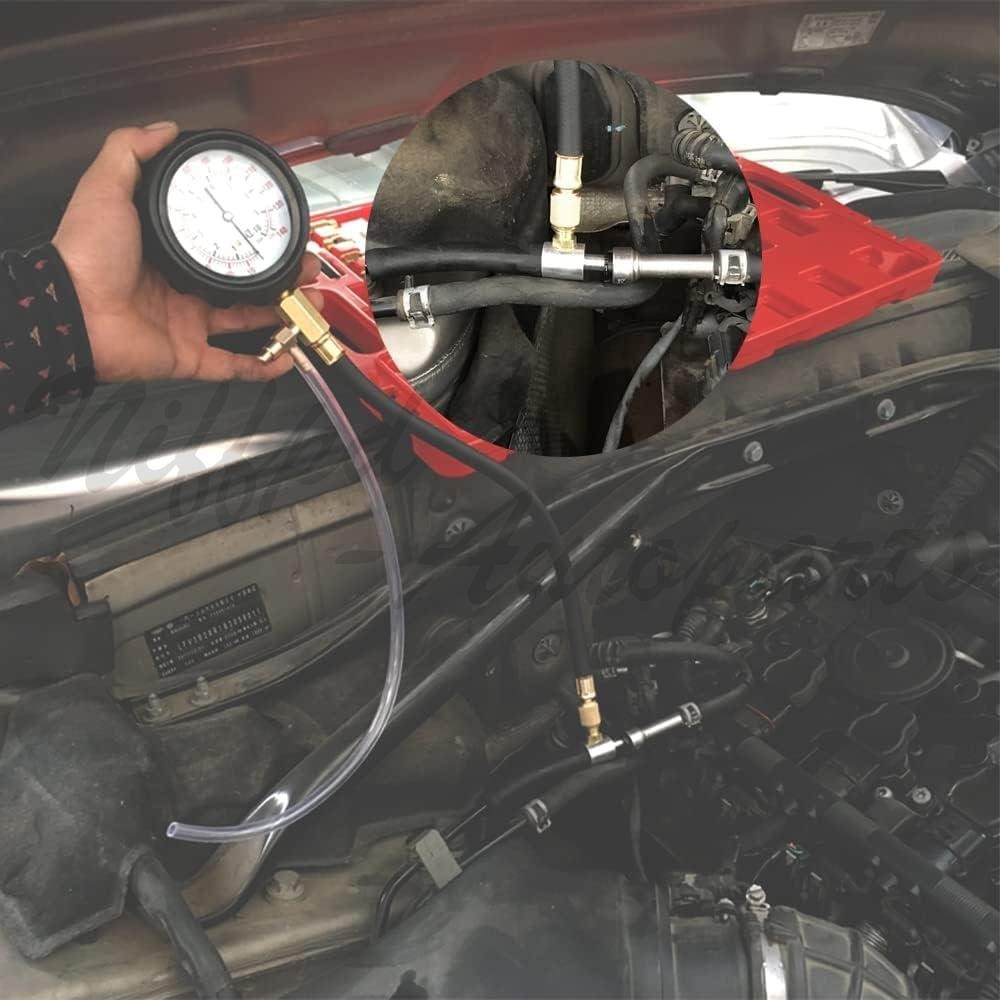 0-140PSI Fuel Injection Pump Pressure Tester Injector Pump Pressure Gauge Kit US