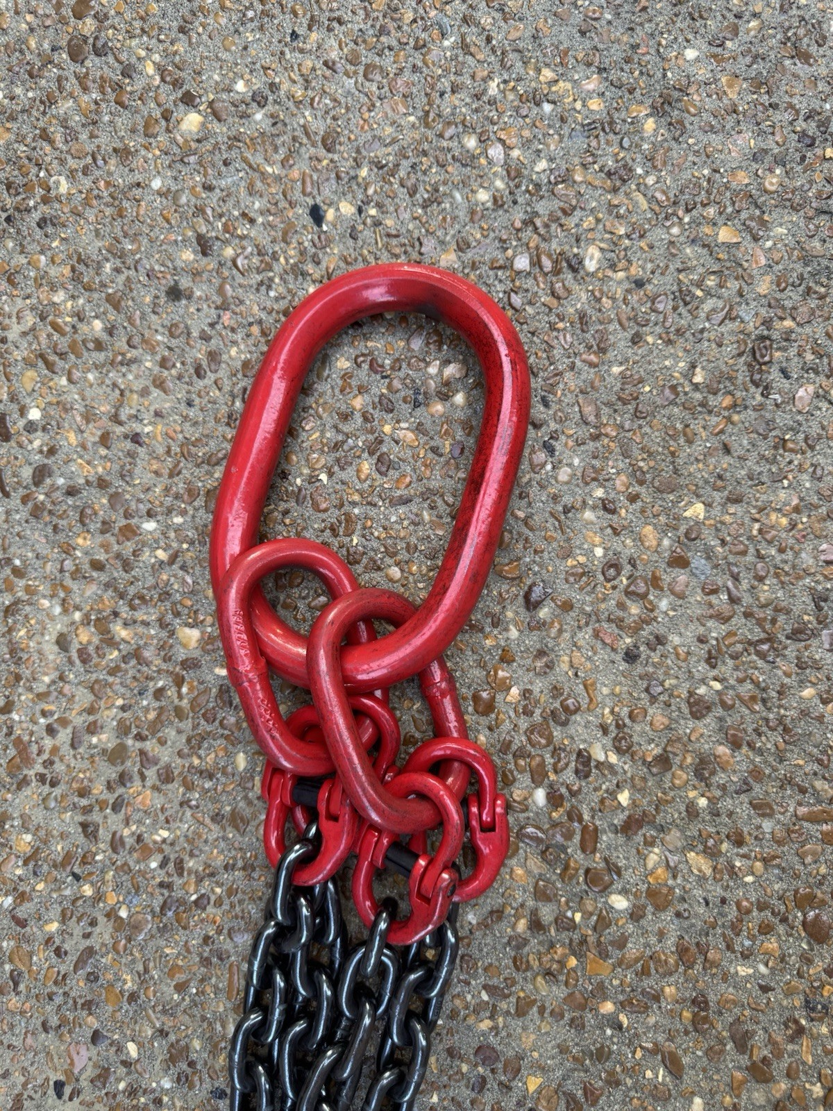 7/16” 4 Leg Chain Sling 5 Ton Per leg 10’ ChainsNew in the box