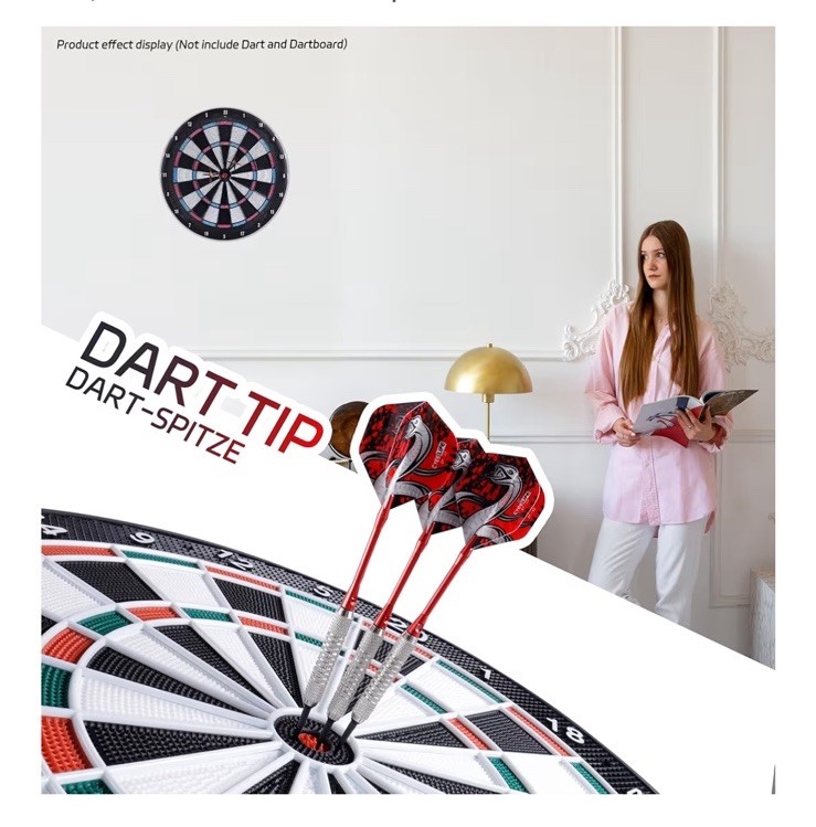 Cyeelife 2BA Thread Soft Tip Dart Points - Plastic Dart Tips - 100/1000 Pack Pre