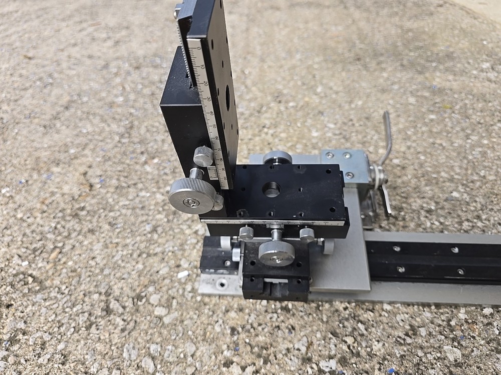 xy linear stage 3 Axis 100mm On Rail 1.5'
