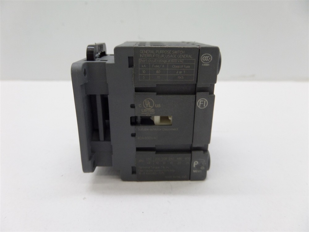 ABB OT40FT3 General Purpose Switch Interrupter