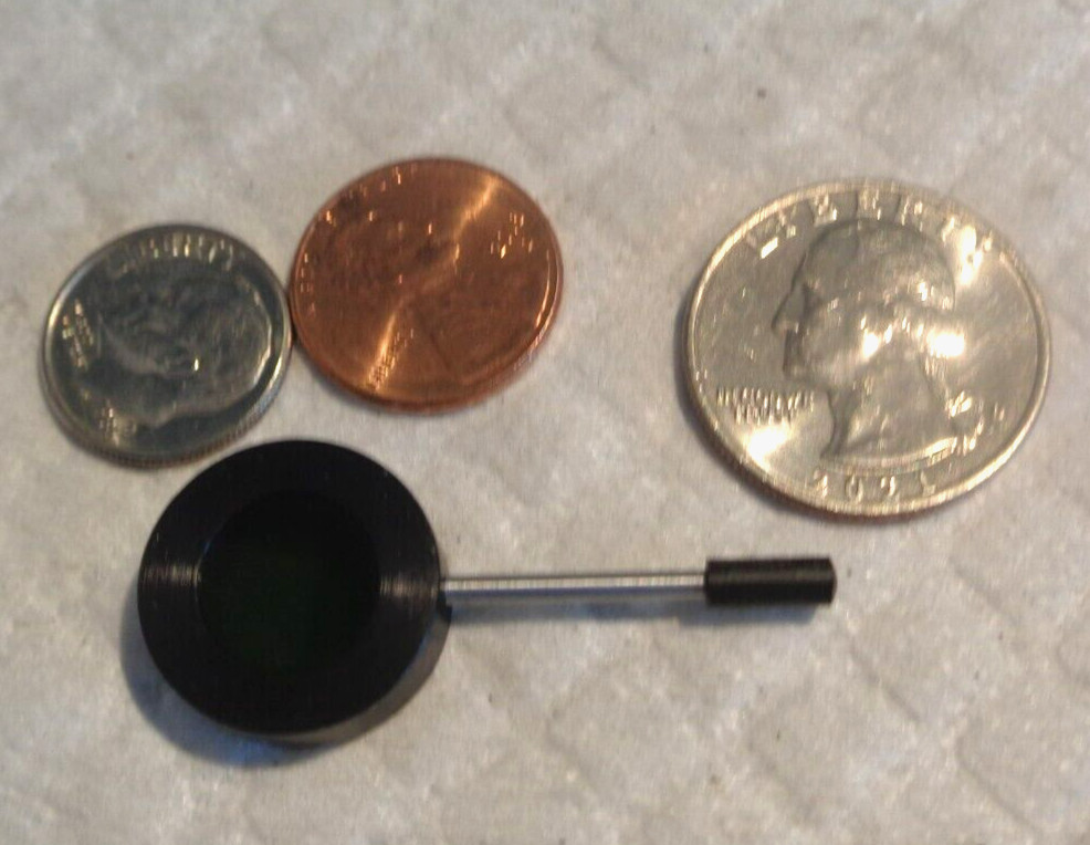 Small Green Tinted Lens or filter for a Microscope, or ???