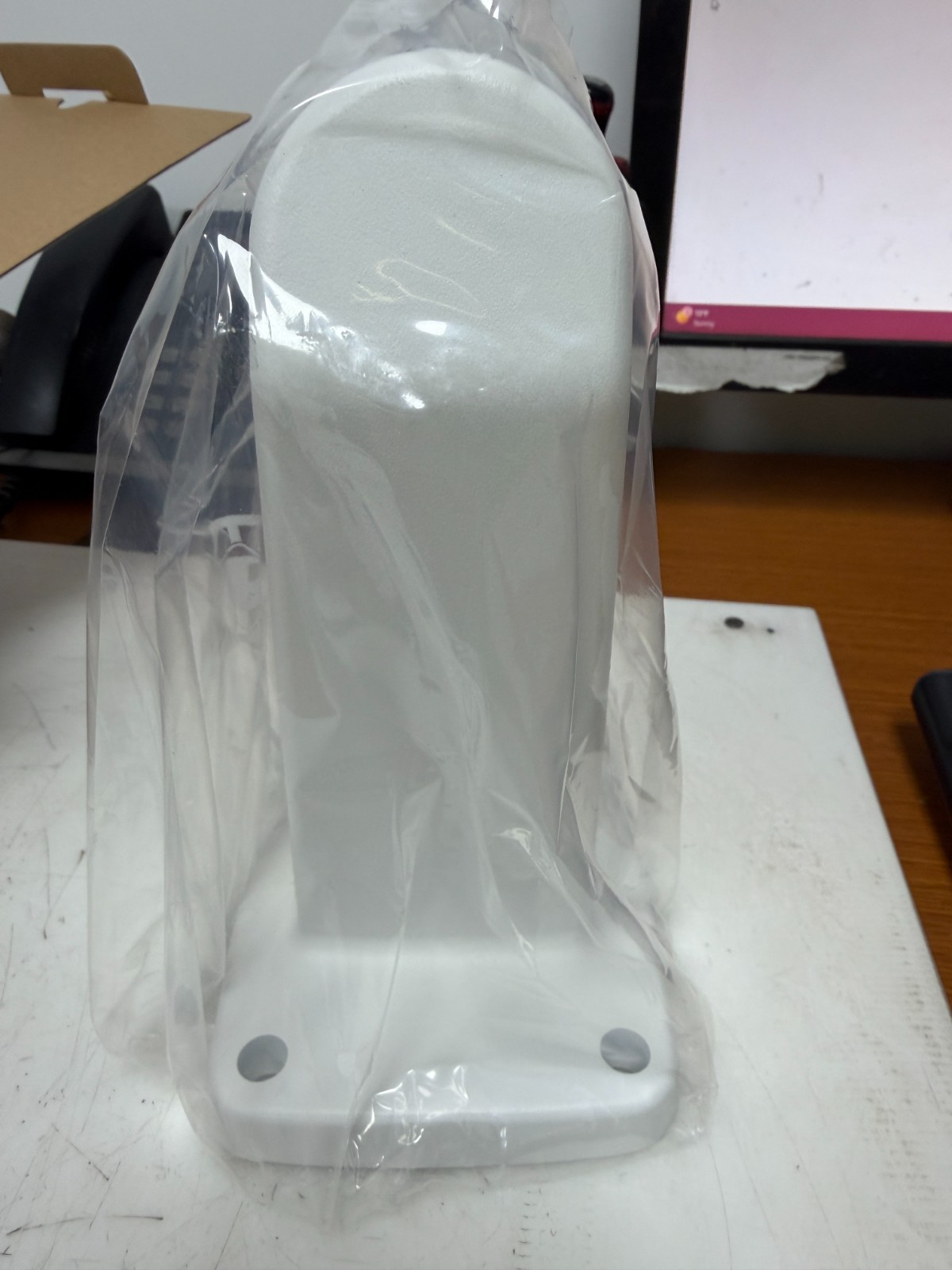 👀NEW HANWHA TECHWIN WHITE WALL MOUNT BRACKET FOR SMART DOME CAMERA SBP-300WMW1