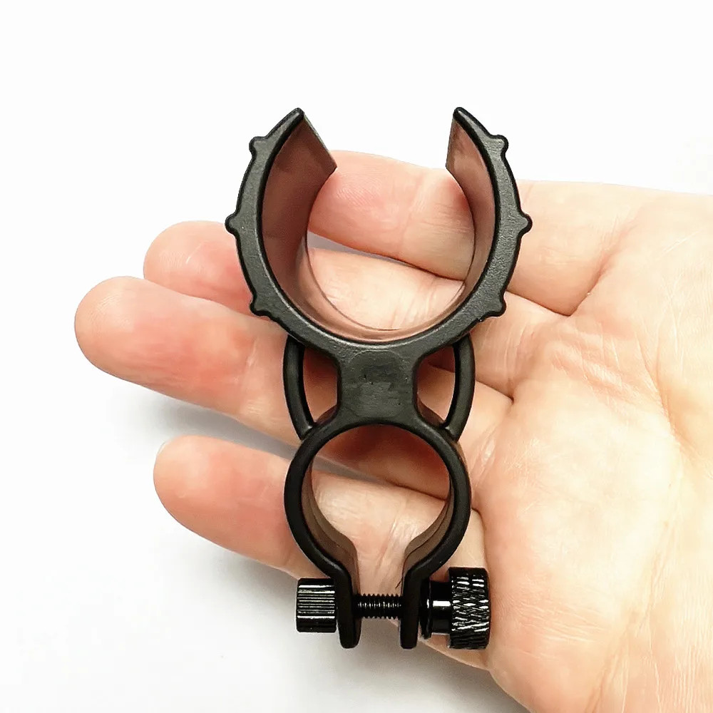 Pinpointer Holder for Metal Detectors Suitable Quick Installation Round rod