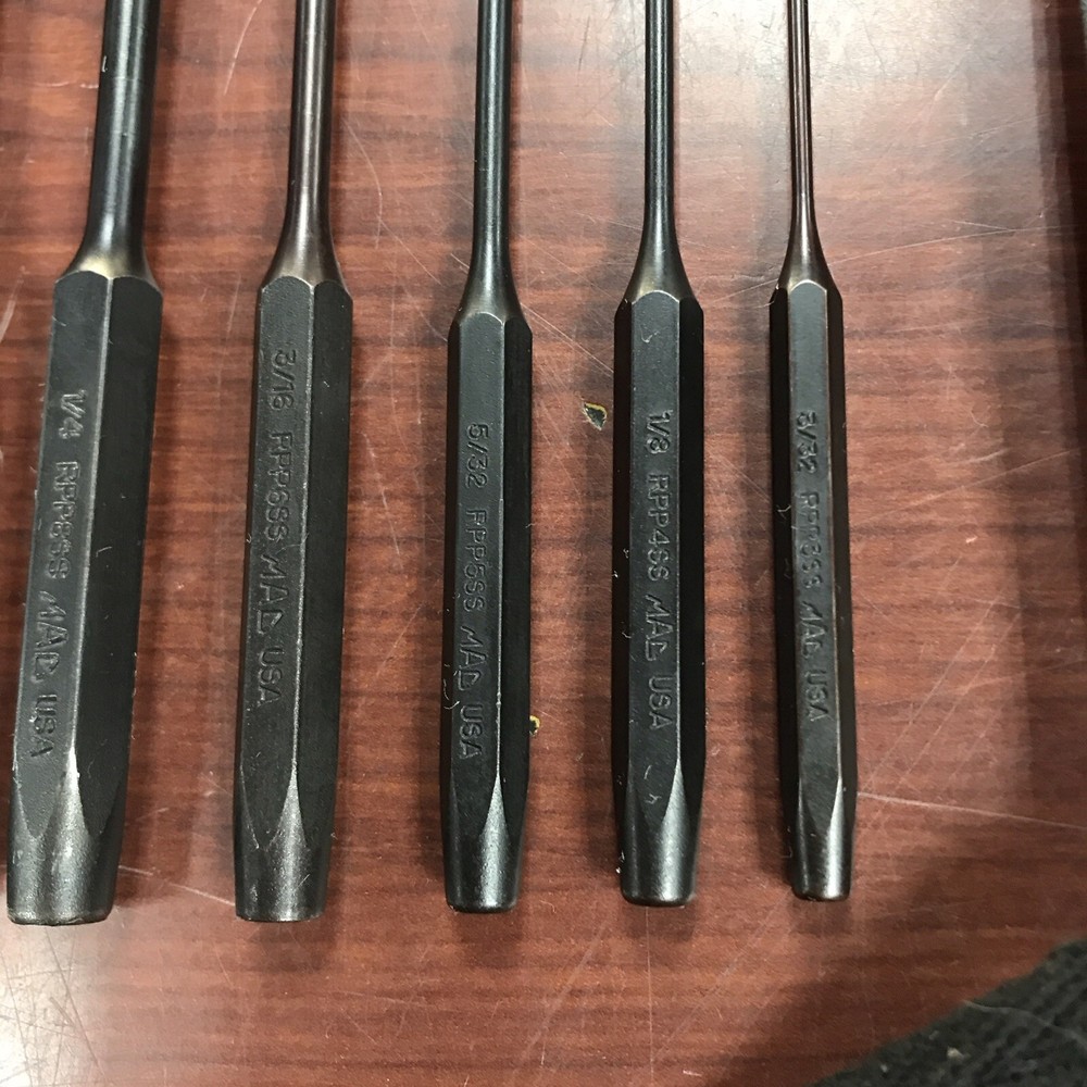 Mac Tools 6-PC. Roll Pin Punch Set # SRPP6KSS
