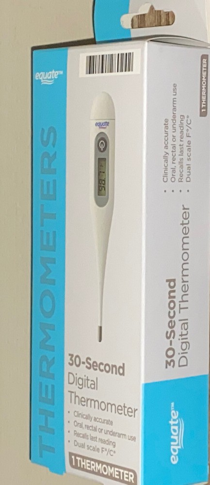 Equate 30-Second Digital 🌡Thermometer 🌡 US 🇺🇸Seller Ships Fast!!🇺🇸