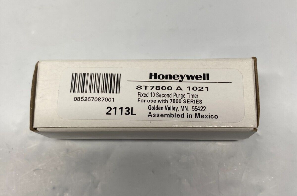 Honeywell ST7800 A 1021 - Fixed 10 Second Purge Timer