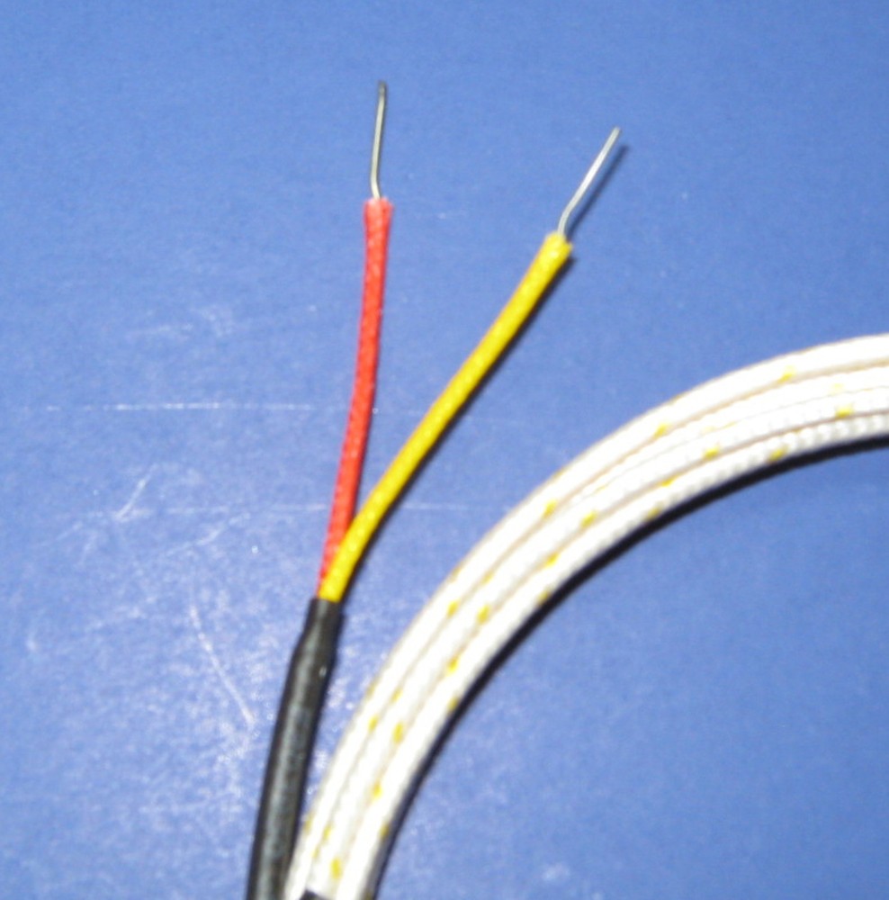 Very High Temperature k-type Thermocouple Sensor Ceramic wi mini plug cable CR6