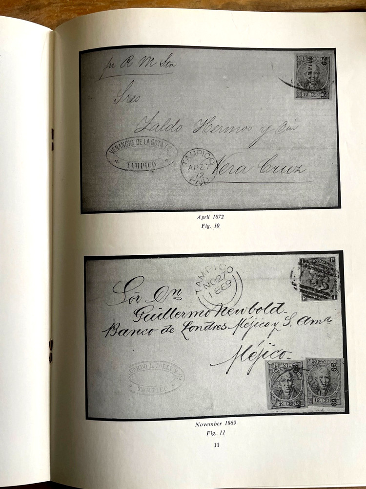 4-item lot Mexican Philately. Pulver Introduction, Maritime, Revolution British