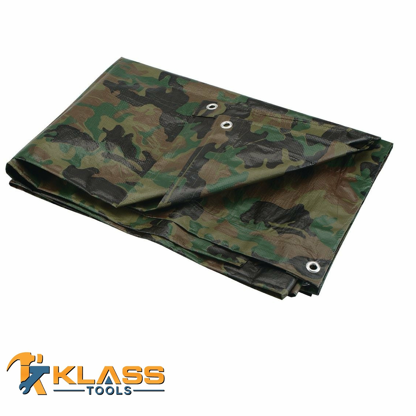 Forest Green Camouflage Poly Tarps, New Outdoor Cover Options