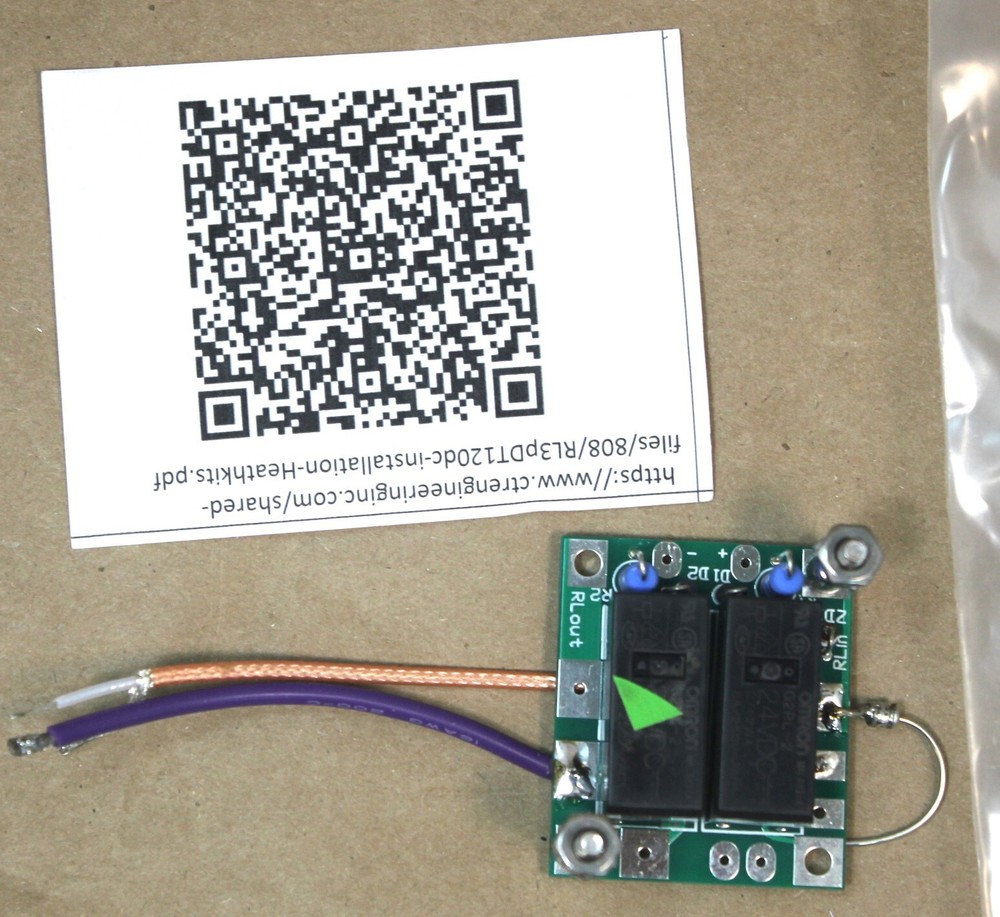 UnRS-200 Amplifier RF Antenna relay 120Vdc system for Heathkit SB200 high speed