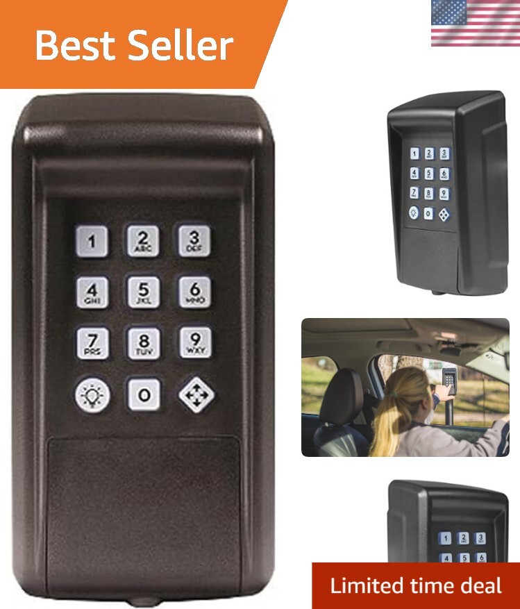 Digital Wireless Keypad for Secure Gate Access - Backlit, 25 Codes Supported