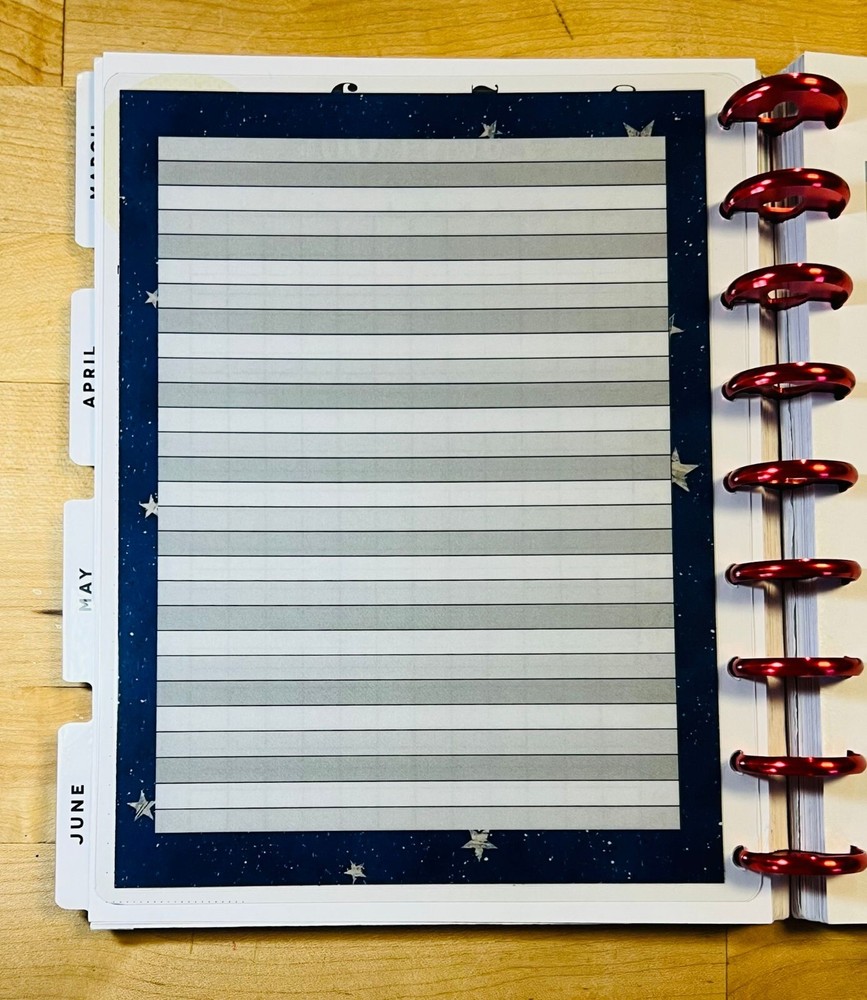 Bills to Pay Dashboard Insert 4 use with Classic HAPPY Planner~