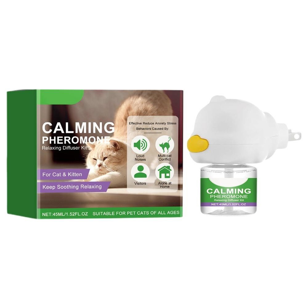 Cat Pheromone Calming Diffuser Kit Effectively Relieves Anxiety Stress 45ML US