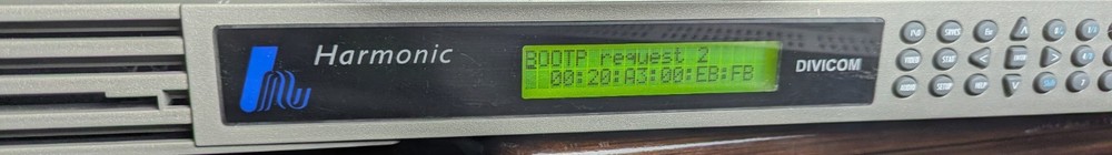 Harmonic DiviCom MV100 Broadcast Video Encoder Rack Unit – Powers On