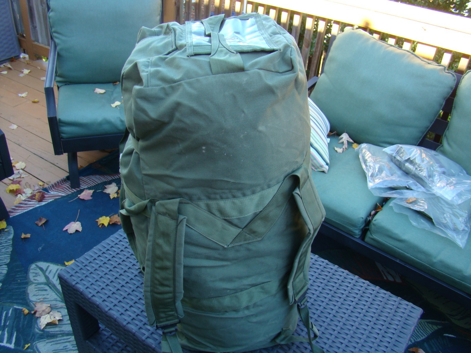 USGI Improved Duffel Bag, NSN 8465-01-604-6541 Very Good Condition