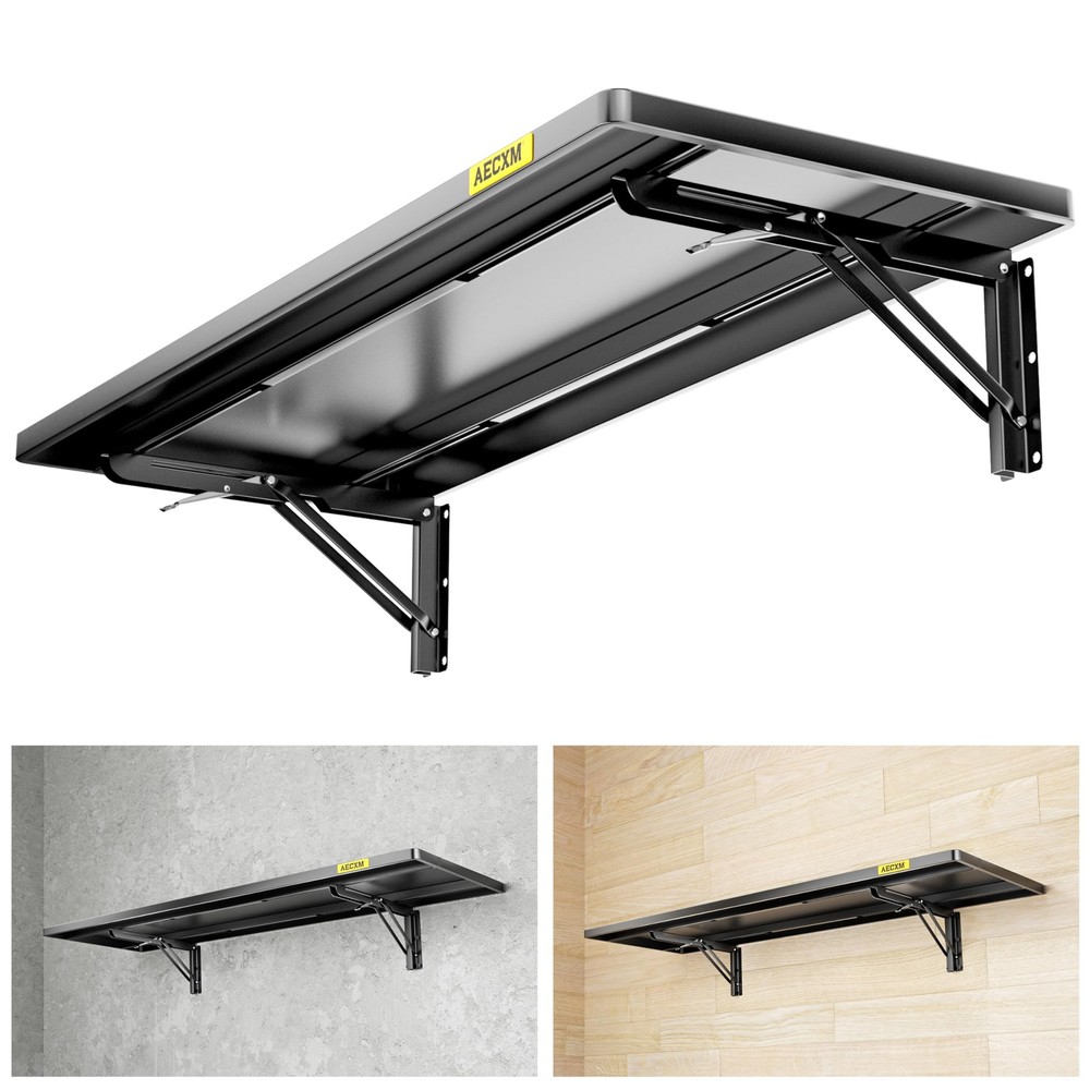 1.2x3ft Adjustable Rail Type Folding Storage Rack Shelf, Suitable for Garage,...
