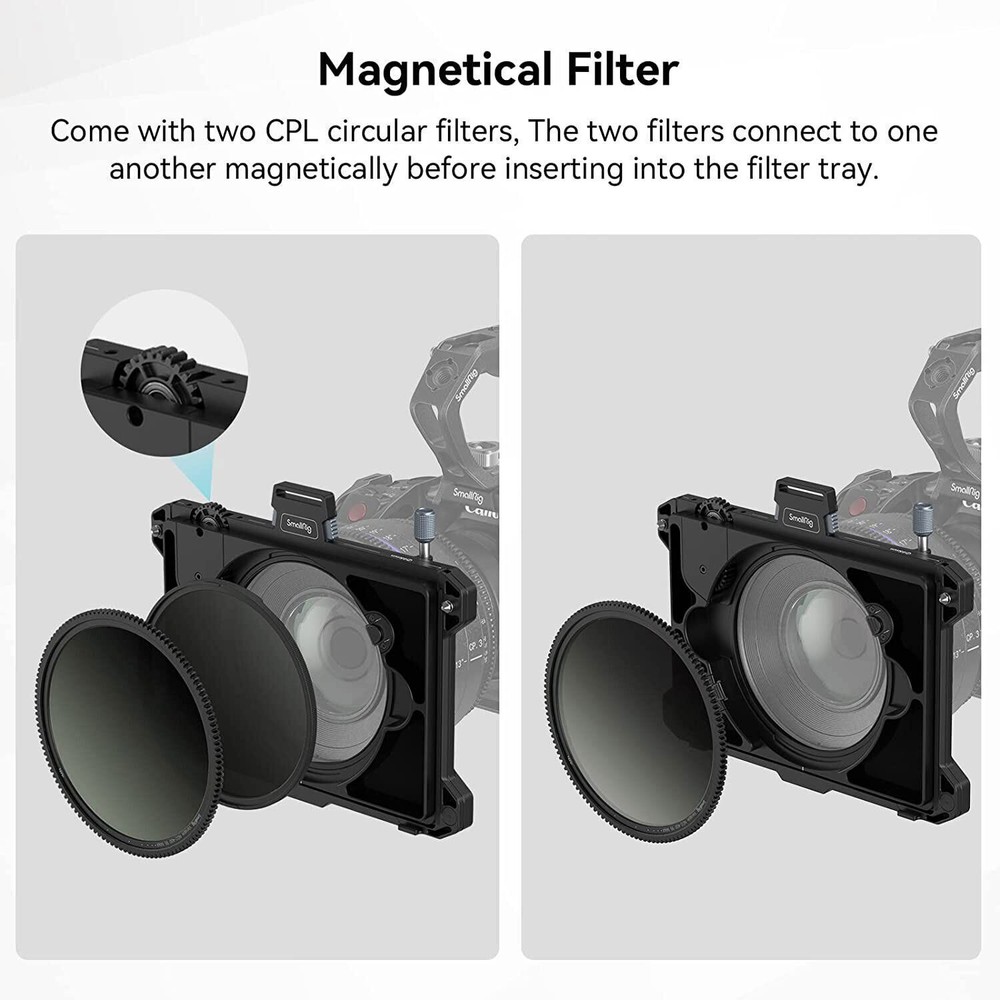 SmallRig 3645 Multifunctional Modular Matte Box (Φ95mm) MatteBox VND Filter Kit