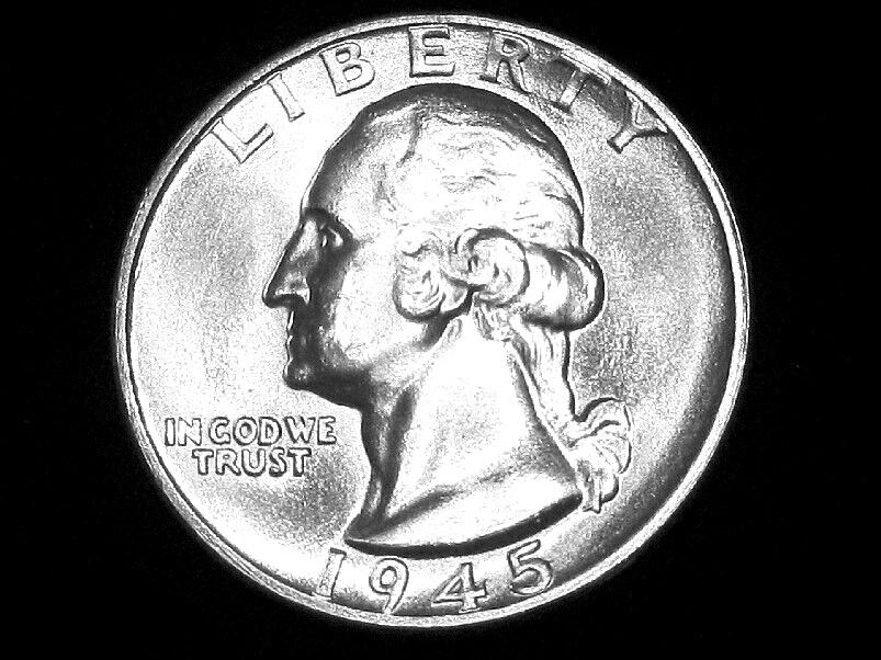 1945 Washington Quarter --- Gem Uncirculated
