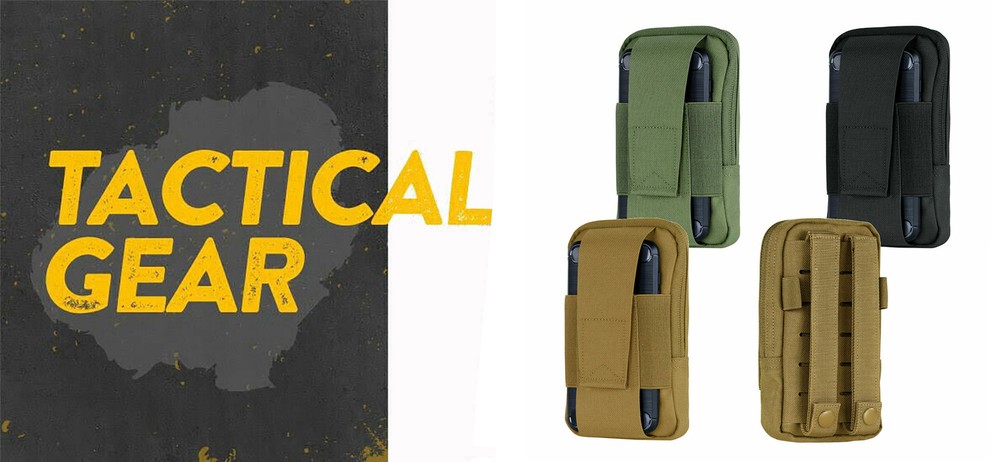 Tactical Hunting Modular MOLLE Phone Tech Utility Tool Case Pouch