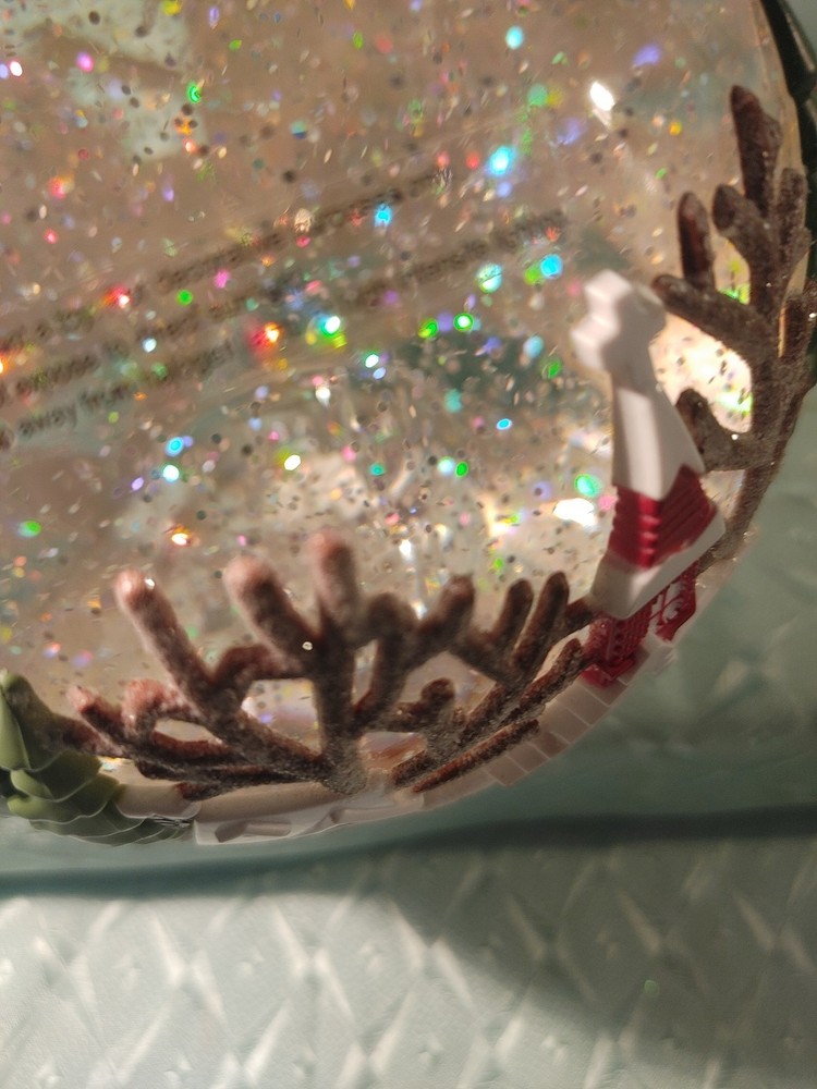 St Nicholas Square Winter Forest Snow Globe