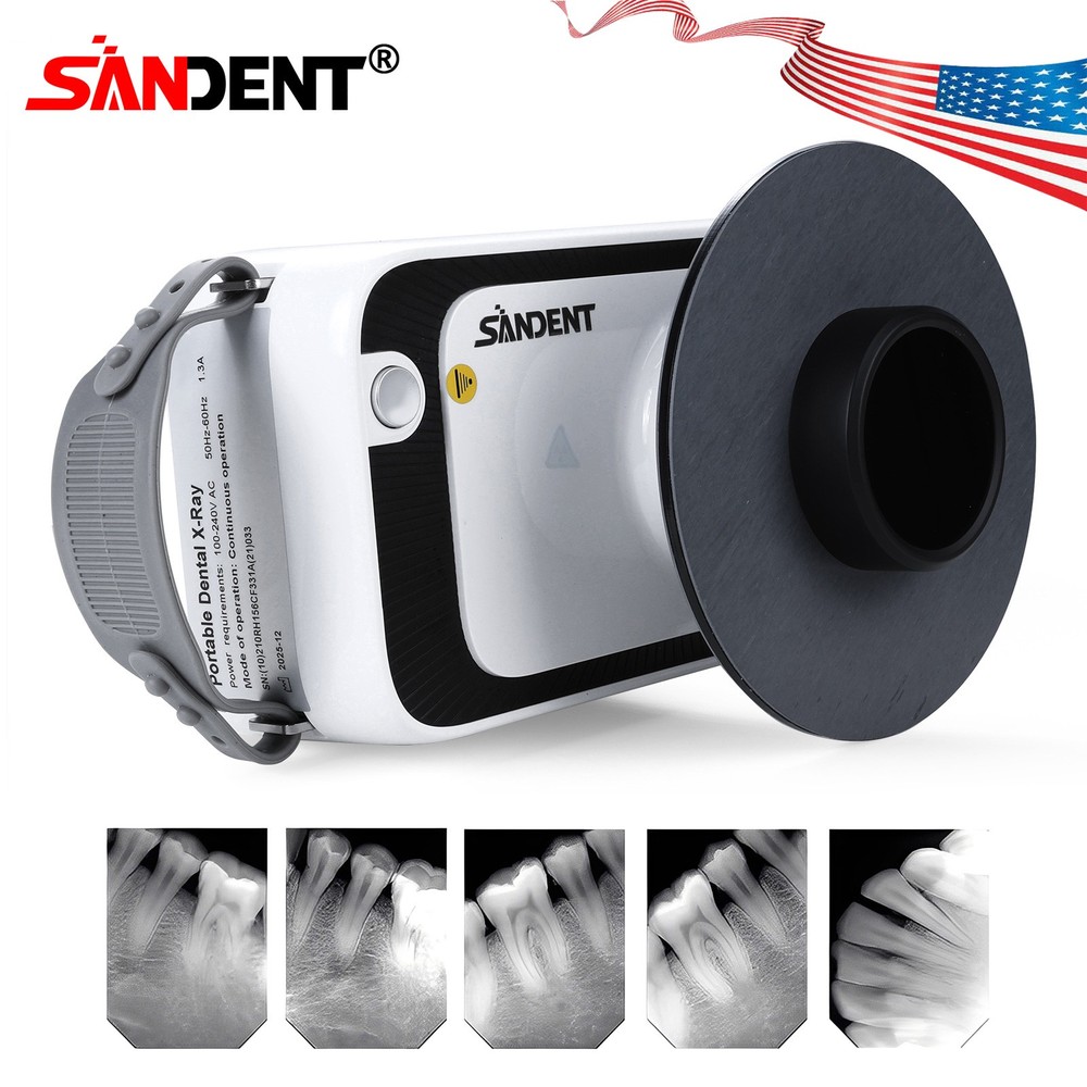 Dental X Portable Ray Digital Machine Rayos with Scatter Shield Protective Ring