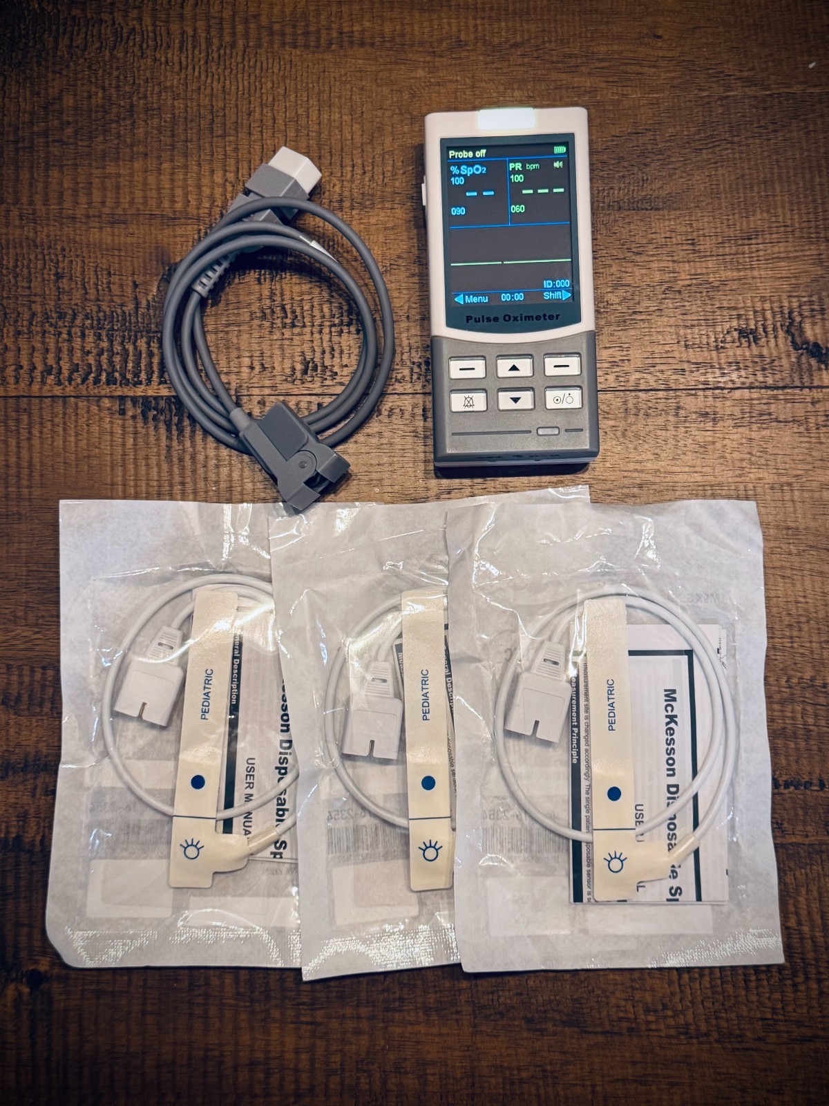 McKesson/Medline 16-835V2/HCSMD400 Pulse Ox Probe Peds & Adult + Extra Accessory